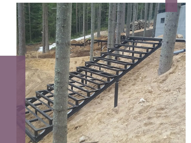 Монтаж металлических лестниц в Михайловке от 13471 руб. 