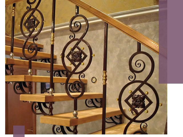 Изготовление кованых лестниц под ключ в Михайловке