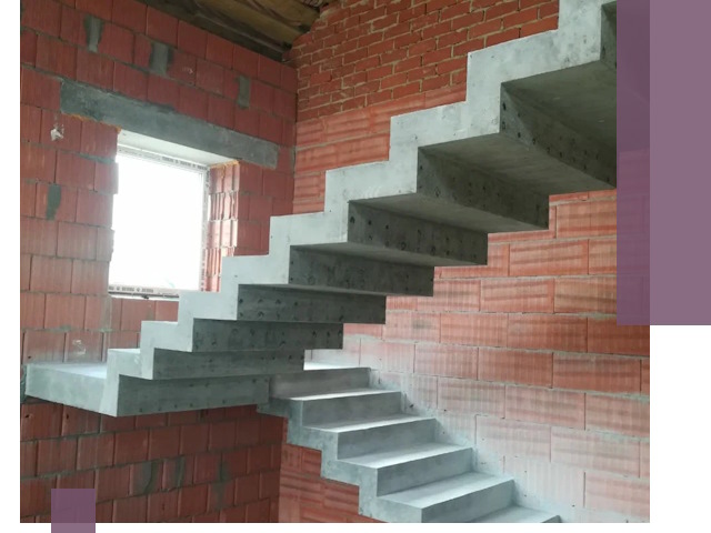 Бетонные лестницы под ключ в Михайловке: монтаж, демонтаж, ремонт