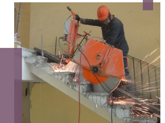 Демонтаж бетонных лестниц в Михайловке от 4575 руб. за м2 | ПРОЛЁТ-Мхл