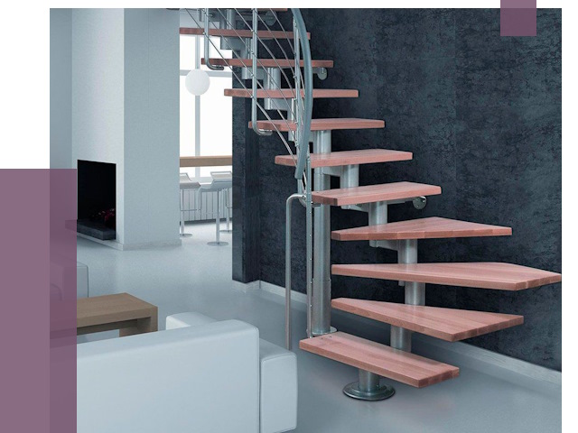 Модульные лестницы в Михайловке от 16776 руб. — купить в ПРОЛЁТ-Мхл