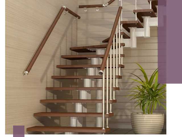 Изготовление модульных лестниц под ключ в Михайловке