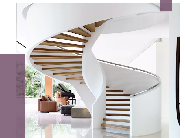 Винтовые лестницы в Михайловке под ключ от 48293 руб. | ПРОЛЁТ-Мхл