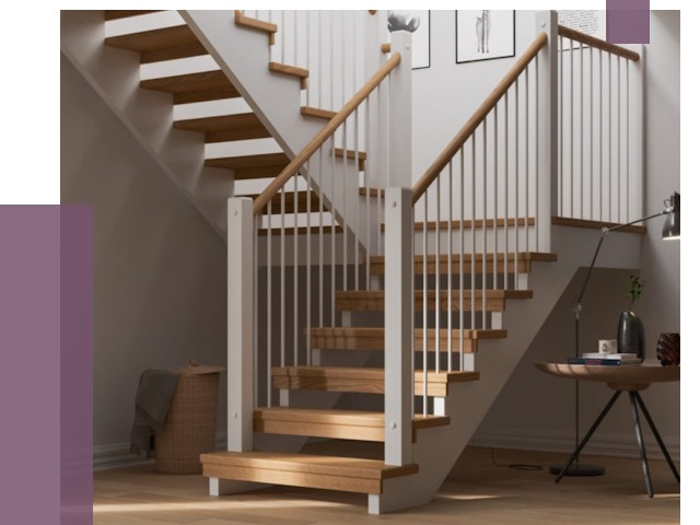 Маршевые лестницы в Михайловке от 37872 руб. — монтаж | ПРОЛЁТ-Мхл