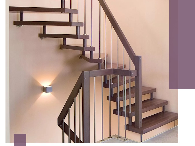 Изготовление лестниц на больцах в Михайловке под ключ