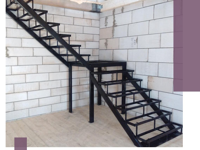 Лестницы на металлокаркасе под ключ в Михайловке — изготовление и монтаж