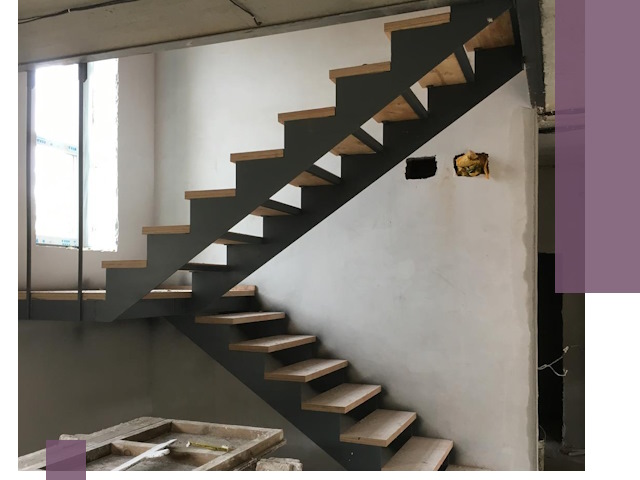 Изготовление лестниц на металлокаркасе в Михайловке от производителя