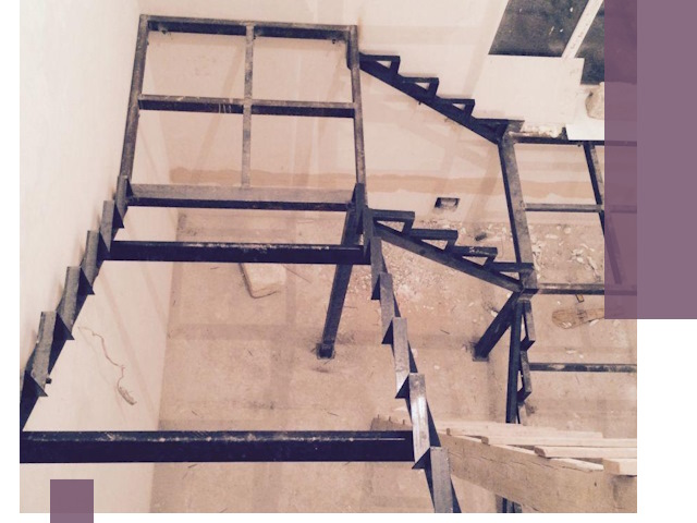 Монтаж лестниц на металлокаркасе в Михайловке быстро и качественно