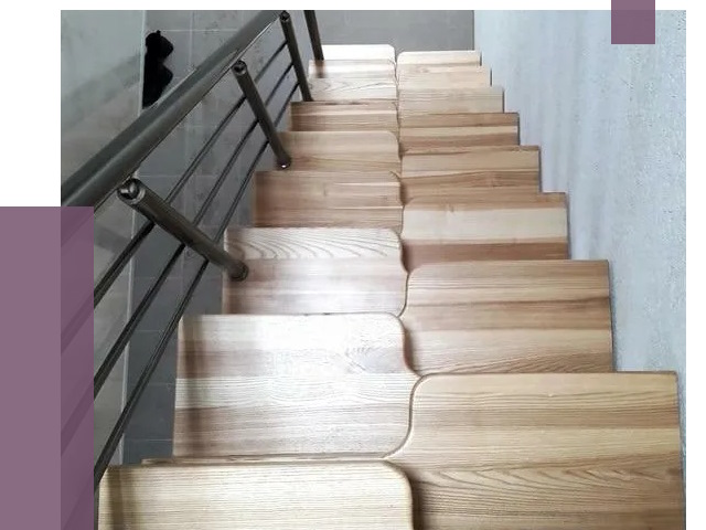 Лестницы гусиный шаг в Михайловке от 12963 руб. под ключ | ПРОЛЁТ-Мхл