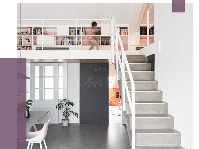 Лестницы для двухуровневой квартиры в Михайловке от 175381 руб. | ПРОЛЁТ-Мхл