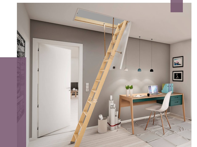 Чердачные лестницы в Михайловке — от 14488 руб. | ПРОЛЁТ-Мхл