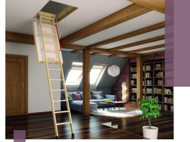 Чердачные лестницы под ключ в Михайловке: изготовление и монтаж