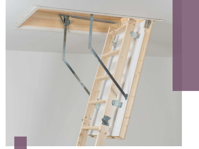 Установка чердачной лестницы под ключ в Михайловке