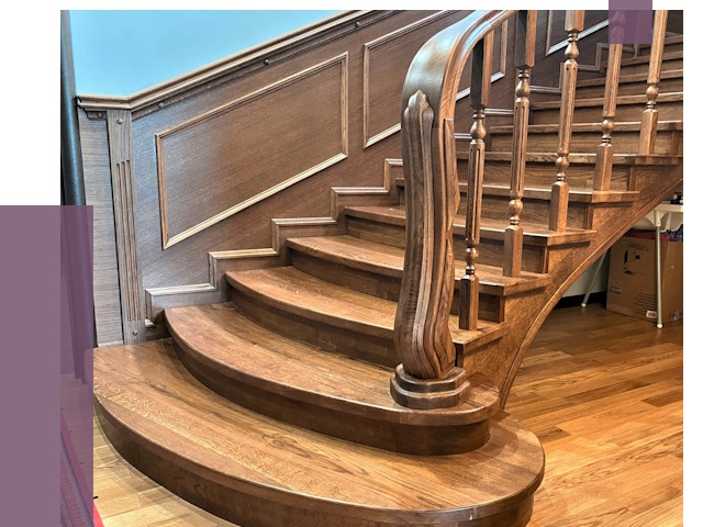 Дубовые лестницы под ключ в Михайловке от 175381 руб. — ПРОЛЁТ-Мхл