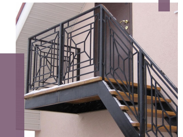Металлические перила в Михайловке от 4270 руб.  | ПРОЛЁТ-Мхл