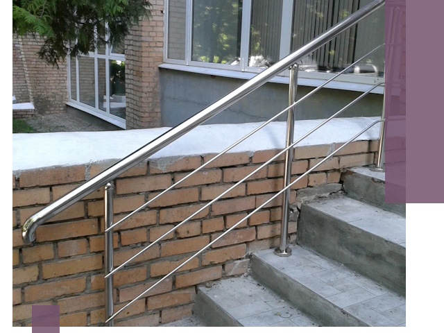 Перила из нержавеющей стали высокого качества в Михайловке