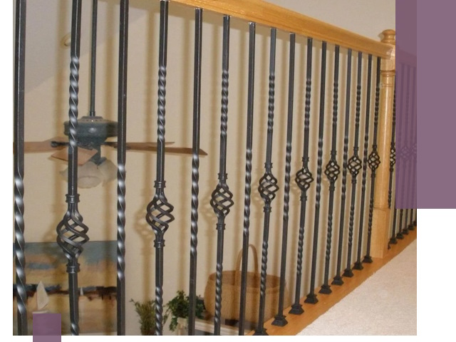Изготовление и монтаж кованных перил в Михайловке под ключ