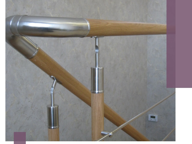 Комбинированные перила на заказ в Михайловке — монтаж и производство