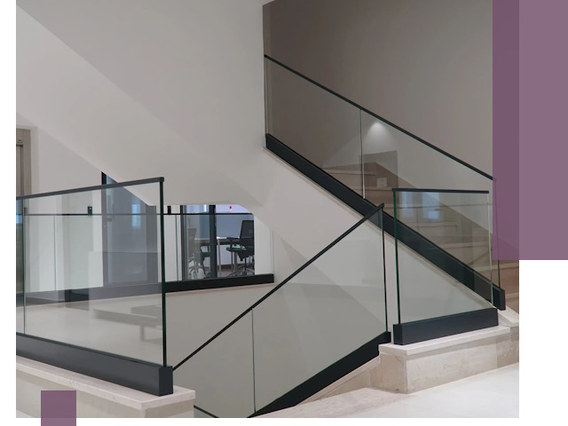 Стеклянные перила премиум-класса с установкой в Михайловке