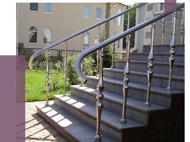 Перила для крыльца в Михайловке от 10675 руб. — монтаж ПРОЛЁТ-Мхл