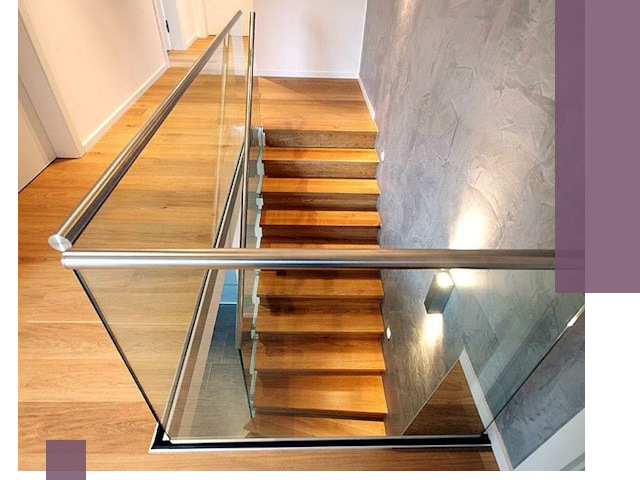 Перила для лестницы в доме — изготовление и монтаж в Михайловке