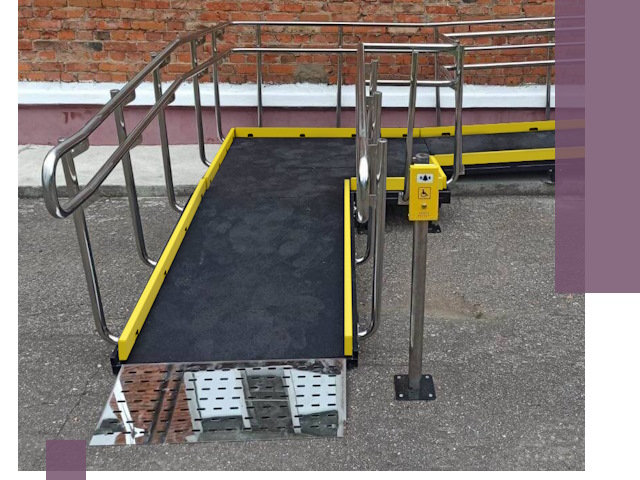 Изготовление наклонных пандусов для инвалидов в Михайловке