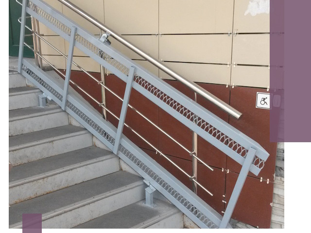 Изготовление откидных пандусов под ключ в Михайловке