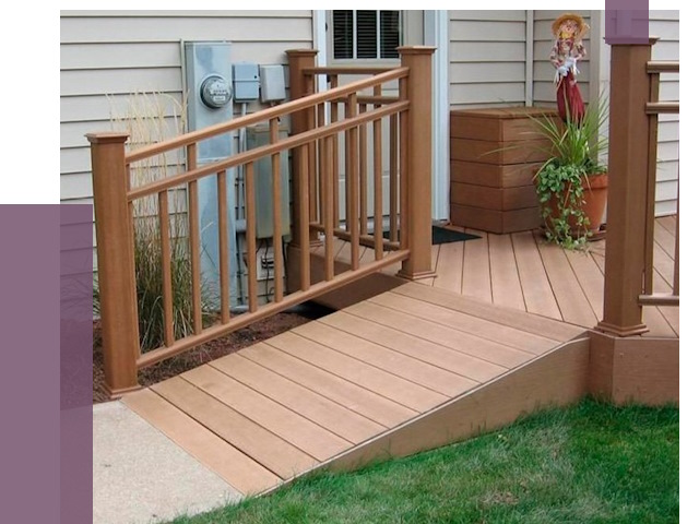 Пандус на крыльцо в Михайловке под ключ от 7727 руб. 