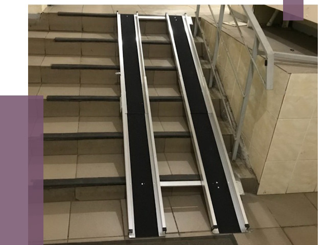 Установка пандуса в подъезд в Михайловке от 7930 руб. под ключ | ПРОЛЁТ-Мхл