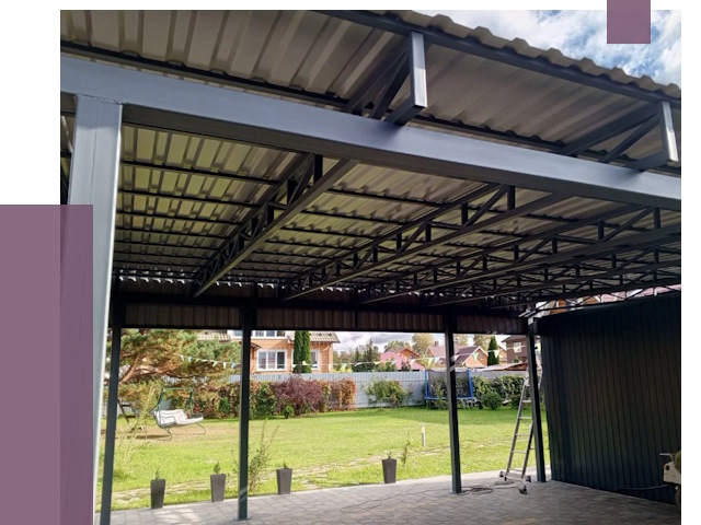 Монтаж навесов в Михайловке от 7320 руб. — установка навеса | ПРОЛЁТ-Мхл