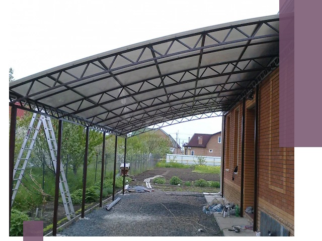 Профессиональный монтаж навесов под ключ в Михайловке