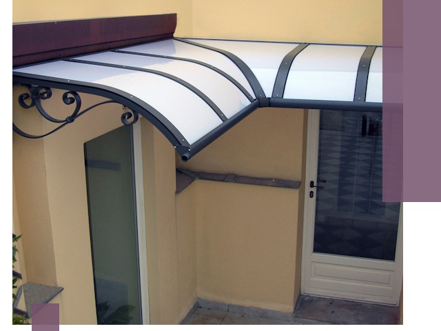 Монтаж козырьков любой сложности в Михайловке под ключ