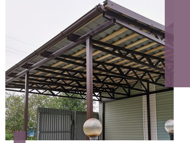 Навесы под ключ в Михайловке: изготовление, монтаж и гарантия