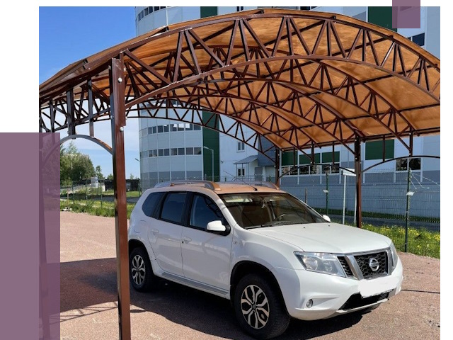 Недорогие навесы в Михайловке от 42701 руб.  | ПРОЛЁТ-Мхл