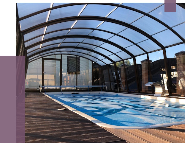 Навесы для бассейна в Михайловке от 16674 руб. под ключ | ПРОЛЁТ-Мхл