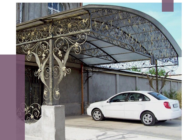 Кованые навесы в Михайловке от 14488 руб. | ПРОЛЁТ-Мхл