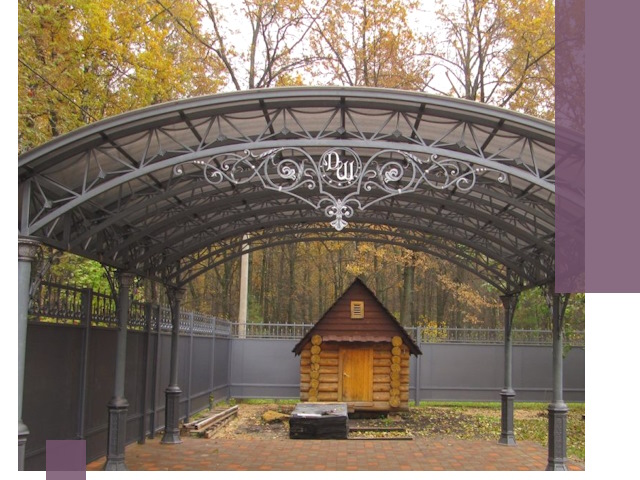 Кованые навесы премиум-класса под заказ в Михайловке