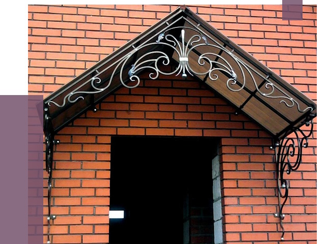 Металлические козырьки в Михайловке от 10625 руб. 