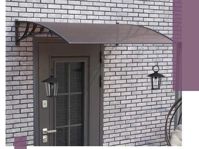 Недорогие козырьки и навесы под ключ в Михайловке