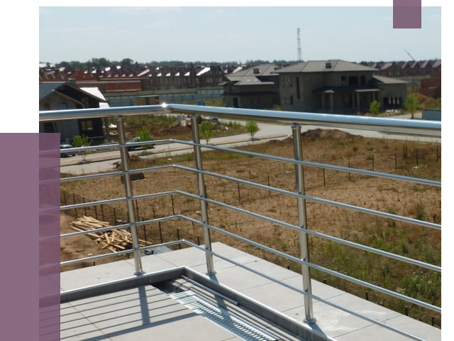 Парапеты из нержавеющей стали в Михайловке от 7930 руб. за м² | ПРОЛЁТ-Мхл