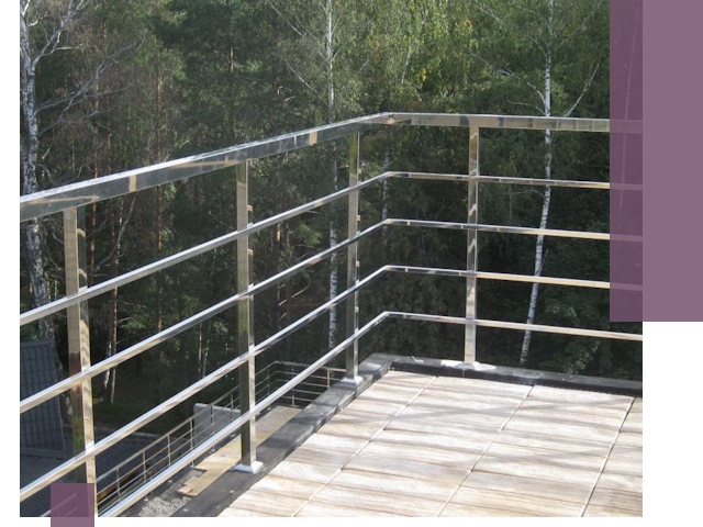 Парапеты из нержавеющей стали в Михайловке — изготовление и монтаж