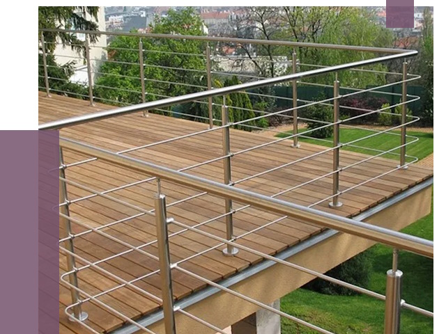 Алюминиевые парапеты в Михайловке под ключ от 7727 руб. 