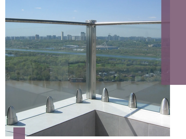 Стеклянные парапеты премиум класса в Михайловке для домов и бизнесов