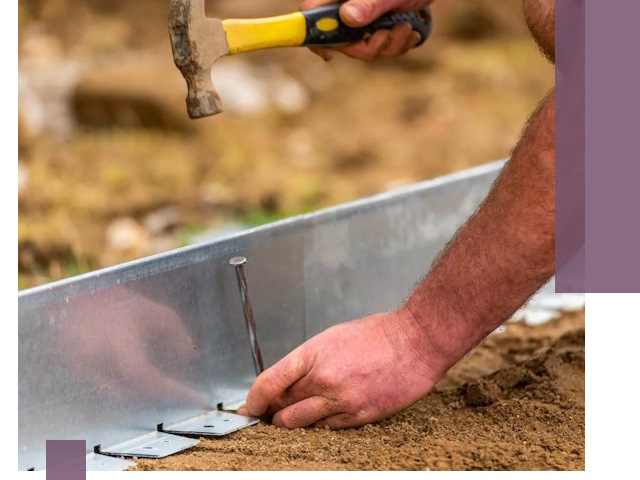 Монтаж металлических бордюров в Михайловке быстро и качественно