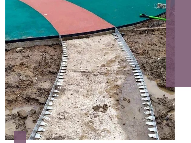 Металлические бордюры для дорожек в Михайловке — монтаж и изготовление