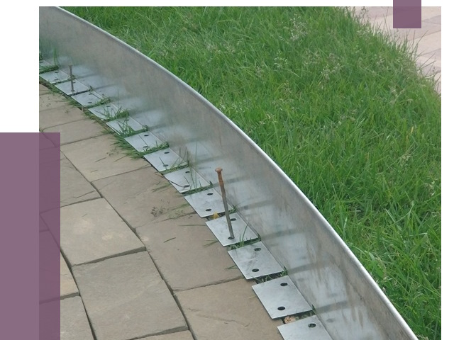 Металлические бордюры для тротуаров в Михайловке от 8642 руб.